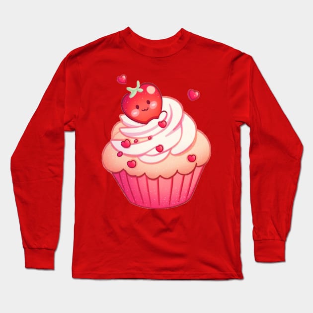 Cupcake Long Sleeve T-Shirt by Tazlo